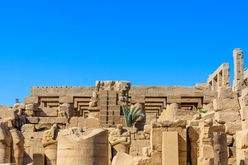 Wall Mural - Ruins of the ancient Karnak temple. Luxor, Egypt
