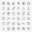 © anna_leni - Climate Change Line Icons Set