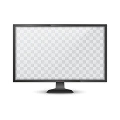 Wall Mural - Realistic computer monitor mockup. Vector