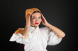 © muro - beautiful girl in slovak folk dress