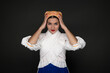 © muro - beautiful girl in slovak folk dress