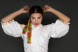 © muro - beautiful girl in slovak folk dress