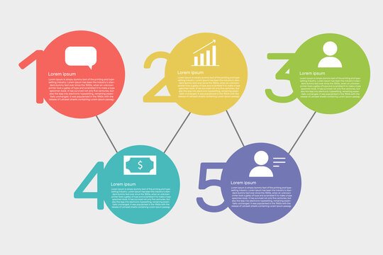 Modern info graphics for business vector design illustration