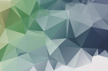 Dark Multicolor vector abstract Low Poly background. Colorful