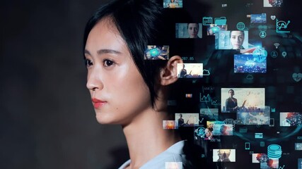 Fototapete - AI・人工知能　画像解析