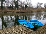Fototapeta  - boat on the lake