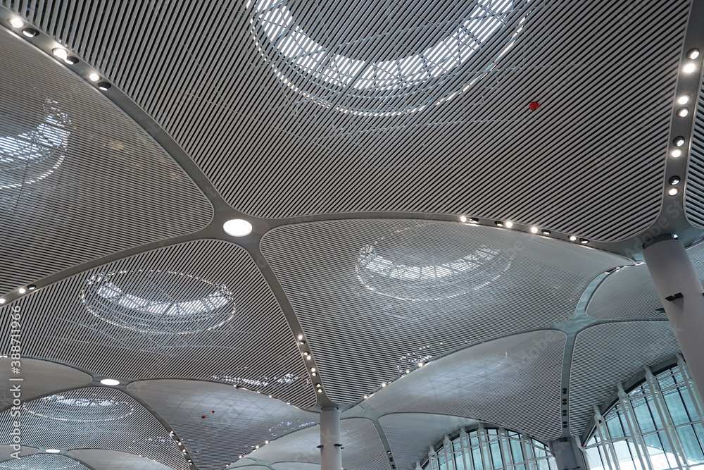 Interior architecture and building hall design at 'IST Turkish Istanbul ...