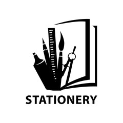 Vector logo, icon for a stationery store