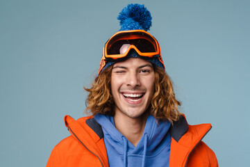 Close up of an excited young man