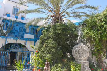 Wall Mural - Tunisia. In the streets of Sidi Bou Said.