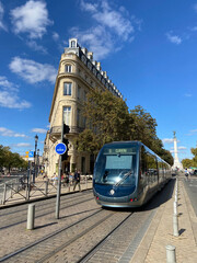 Wall Mural - Tramway dans le centre ville de Bordeaux, Gironde