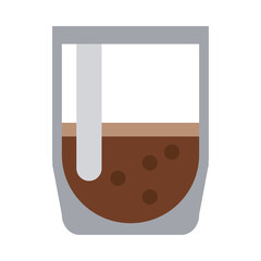 Poster - taepot with coffee drink icon