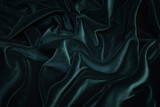 Fototapeta  - Texture, background, pattern. Texture of green velvet fabric. Beautiful emerald green soft velvet fabric.