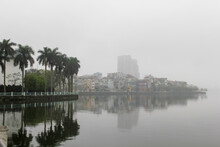 Foggy Day In Ha Noi, Vietnam