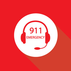 Canvas Print - 911 Emergency Call Number	
