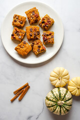 Poster - Pumpkin blondie bar cookies