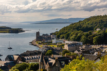 View Over Oban From McCaig's Tower Scotland