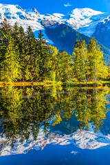 Canvas Print - Mountain resort of Chamonix