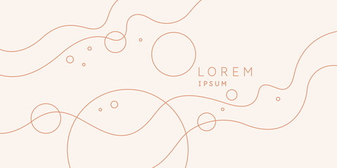 Fototapete - Trendy abstract background. Composition of geometric forms. Modern vector illustration