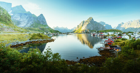 Wall Mural - Reine Village, Lofoten Islands, Norway