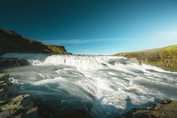 Wall Mural - Gullfoss waterfall in Iceland