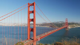 Fototapeta Mosty linowy / wiszący - Golden Gate Bridge, San Francisco, California