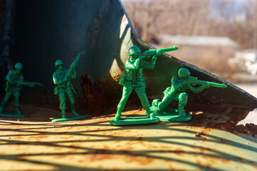 Wall Mural - Toy Soldiers War