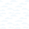Seamless pattern with blue clouds. Iillustration with abstract sky.
