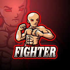 Poster - Fighter esport logo mascot design