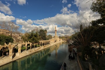 Wall Mural - Sanliurfa city and mosque