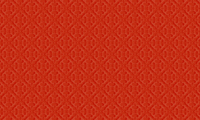  mosaic pattern in orange tones.