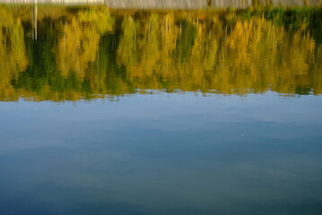 Canvas Print - reflections in the water