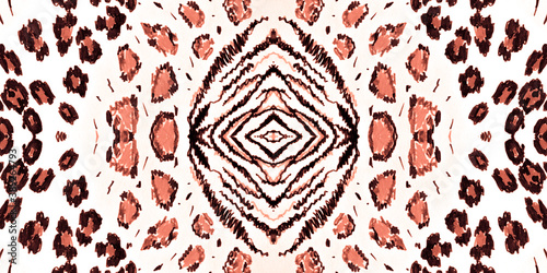 Fotomural Animal Seamless Print Patch Work.