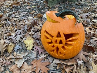 Wall Mural - halloween jack o lantern