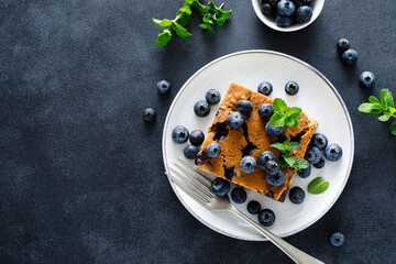 Sticker - Blueberry and pear pie with fresh berries