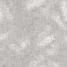 Seamless Gray French Woven Linen Wave Stripe Background. Ecru Flax Hemp Fiber Natural Pattern. Organic Yarn Close Up Weave Fabric Material. Ecru Greige Neutral Striped Wavy Line Textile Cloth.