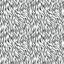 Seamless Vector Zebra Pattern. Trendy Stylish Wild Stripes Print. Animal Print Background For Fabric, Textile, Design, Advertising Banner Etc.