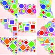 © miloje - Abstract geometrical background. Vector.