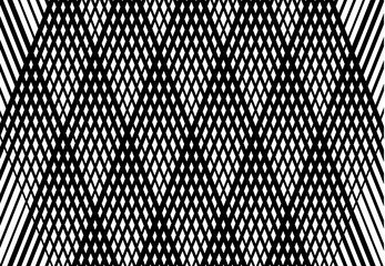 Poster - Network grid, mesh. Lattice, grating, trellis pattern, background and texture. Intersecting, interlock lines vector illustration. Lines, stripes forming an X. Abstract geometric illustration