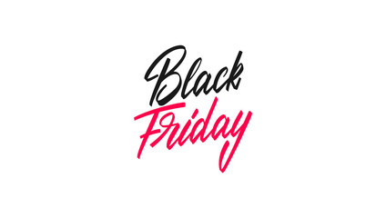 Wall Mural - Black Friday sale lettering label badge design