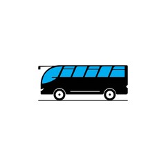 Poster - Bus icon logo, vector design