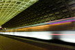 © Orhan Çam - Subway station with moving train - Washington D.C. United States of America