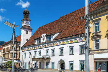 Poster - Main street in Leoben, Austria