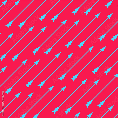 Fotografía Modern and funky vector pattern with shooting arrows graphic