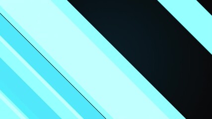 Poster - abstract blue backdrop with thin and wide diagonal lines. computer generated 3d render