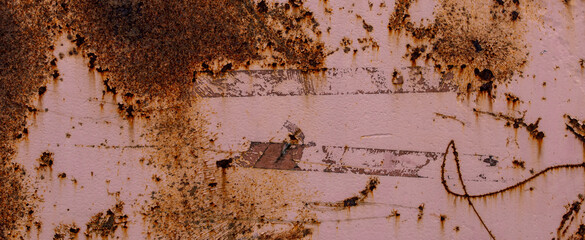 texture of rust on old grunge metal surface background