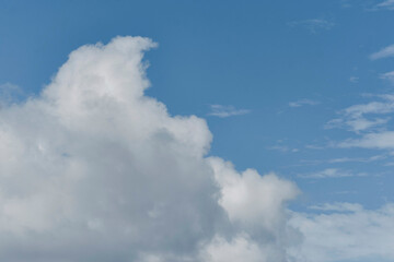 Wall Mural - clouds in blue sky