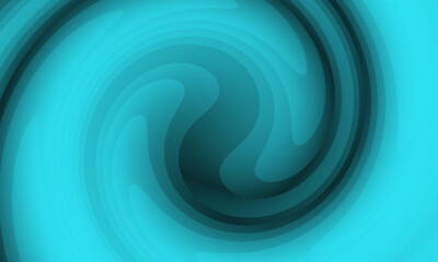 Abstract dark green color line wave background. Dark green swirl spiral line for art business theme.