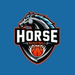 Horse Mascot Basketball Sport Logo