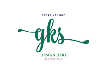 GKS lettering logo is simple, easy to understand and authoritative